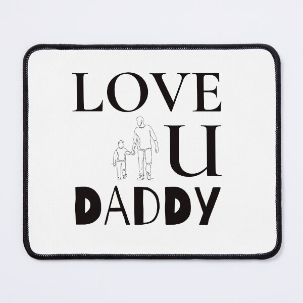 Item preview, Love u daddy designed and sold by InstaCreatives.