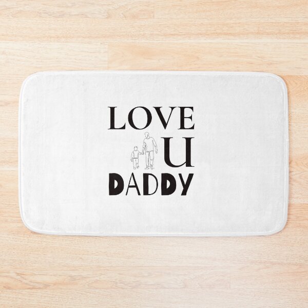 Item preview, Love u daddy designed and sold by InstaCreatives.