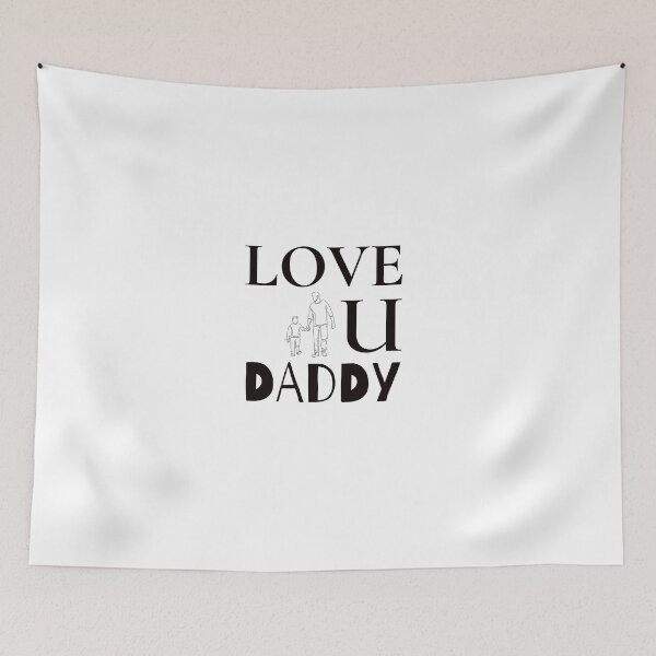 Item preview, Love u daddy designed and sold by InstaCreatives.