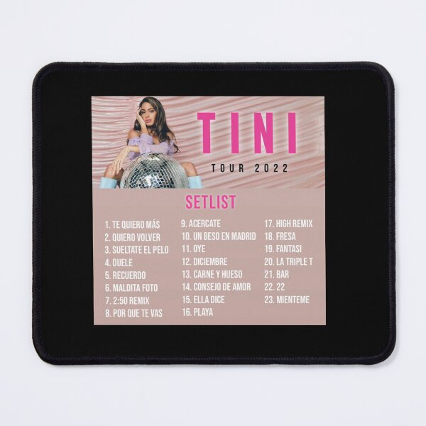 Item preview, TINI TOUR 2022 SETLIST designed and sold by FcotiniNO.