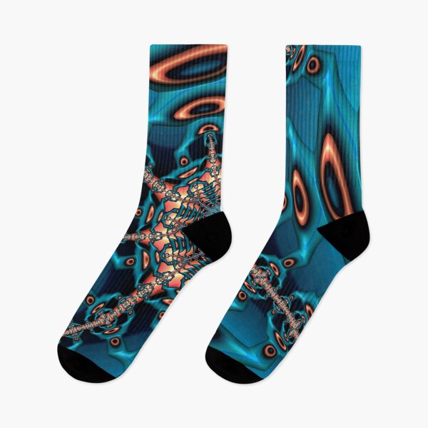 Item preview, Teal and Orange Fractal Thirty Seven designed and sold by Elisabeth Lucas.