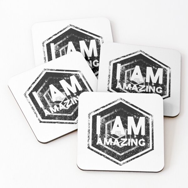 Item preview, I AM - Amazing - Affirmation - Black designed and sold by hector2ortega.