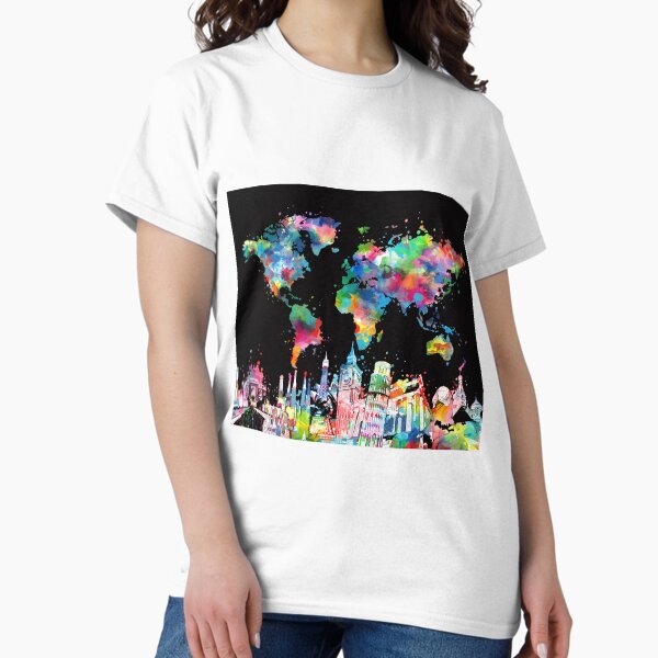 Item preview, world map designed and sold by BekimART.