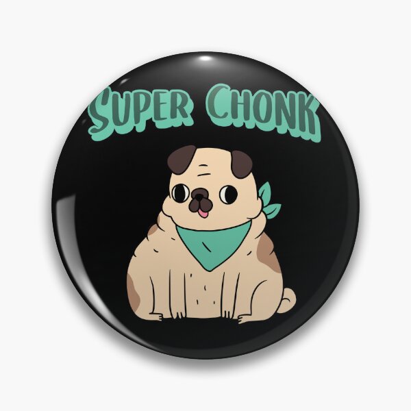 Item preview, Super Chonk Funny Fat Pug designed and sold by Zurickdesigns.