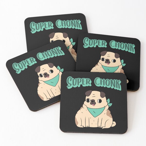Item preview, Super Chonk Funny Fat Pug designed and sold by Zurickdesigns.