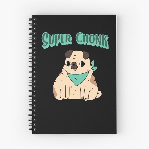 Item preview, Super Chonk Funny Fat Pug designed and sold by Zurickdesigns.