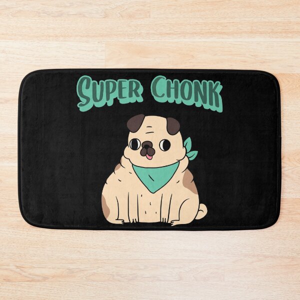 Item preview, Super Chonk Funny Fat Pug designed and sold by Zurickdesigns.