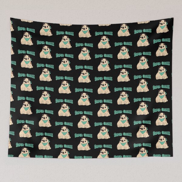 Item preview, Super Chonk Funny Fat Pug designed and sold by Zurickdesigns.