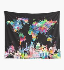 world map Tapestry
