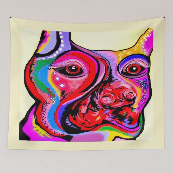 Item preview, Doberman Pinscher Close Up Bright Colors designed and sold by EloiseArt.