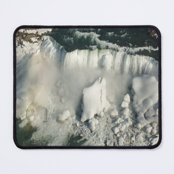 Item preview, Aerial View of Niagara Falls with Snow and Ice designed and sold by Georgia Mizuleva.