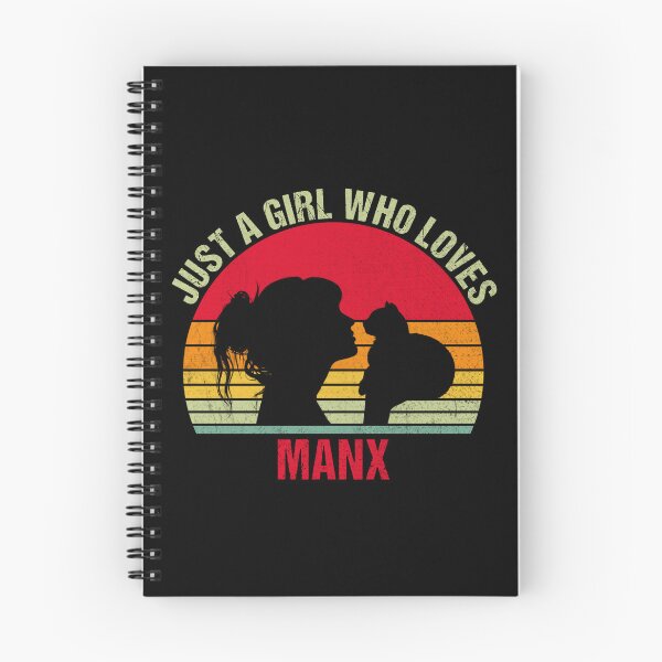 Artikelvorschau, lustiges Manx-Katzen-Liebhaber-Zitat, nur ein Mädchen, das Manx liebt, cooles Geschenk für Mädchen, das Manx liebt entworfen und verkauft von SmileYreAmazing.