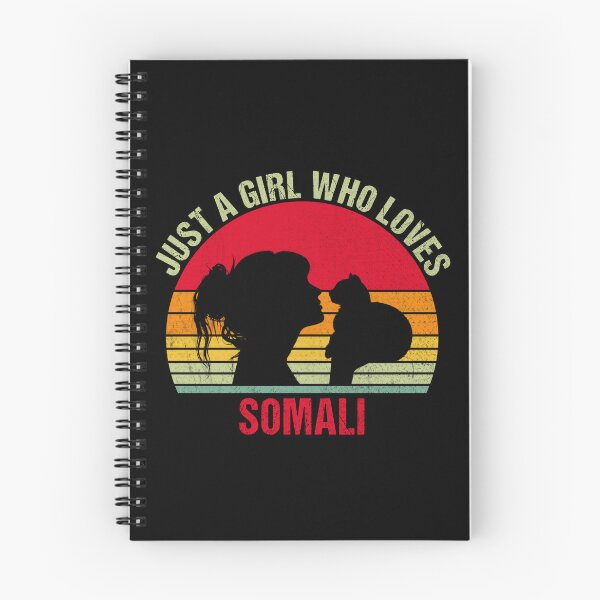 Item preview, funny Somali cat Lover Quote, Just A Girl Who Loves Somali, Cool gift for girl who loves Somali designed and sold by SmileYreAmazing.