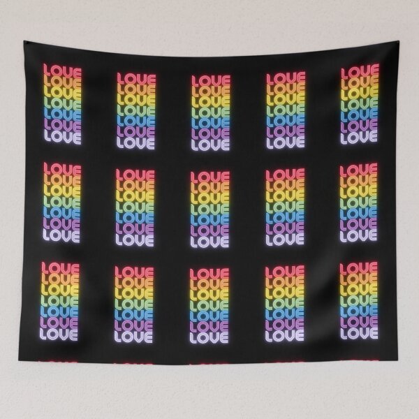 Item preview, LOVE Rainbow designed and sold by joysandone.