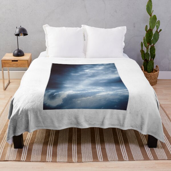 Item preview, Grunge Aesthetic Sky Dark Blue Cloudy Day designed and sold by sielexis.