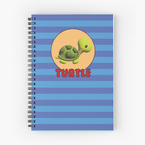 Item preview, 3d illustration of a funny turtle in green tones on a background of blue stripes designed and sold by Martapp.