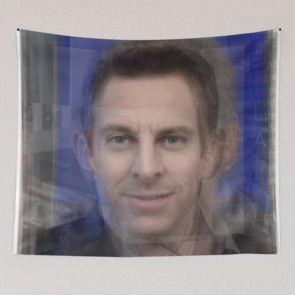 Item preview, Sam Harris Portrait Overlay designed and sold by Steven Socha.