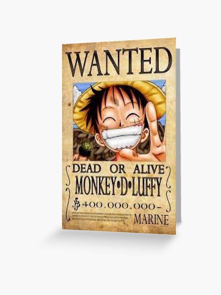 One piece poster affiche design Luffy