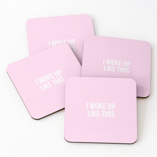 Artikelvorschau, I WOKE UP LIKE THIS - PINK entworfen und verkauft von lukassfr.