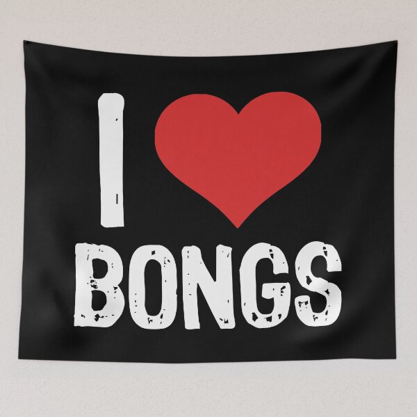 Item preview, I Love Bongs designed and sold by The "I Love Everything" Shop.