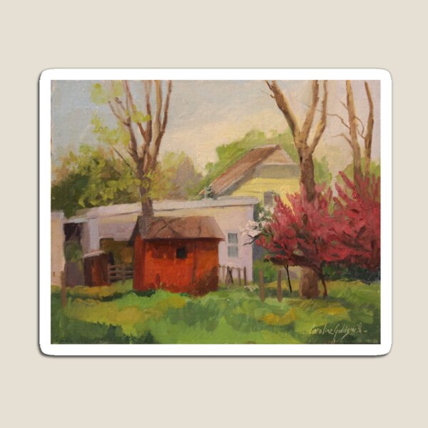 Item preview, Charming Red Shed designed and sold by GoldsmithGifts.