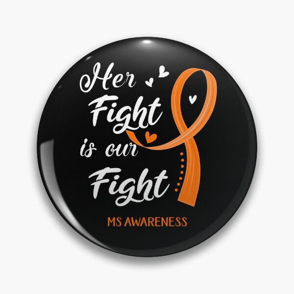 Item preview, Her Fight Is Our Fight MS Awareness Multiple Sclerosis Gifts designed and sold by Kohend.