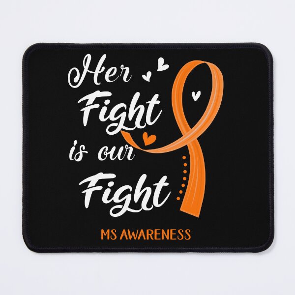 Item preview, Her Fight Is Our Fight MS Awareness Multiple Sclerosis Gifts designed and sold by Kohend.