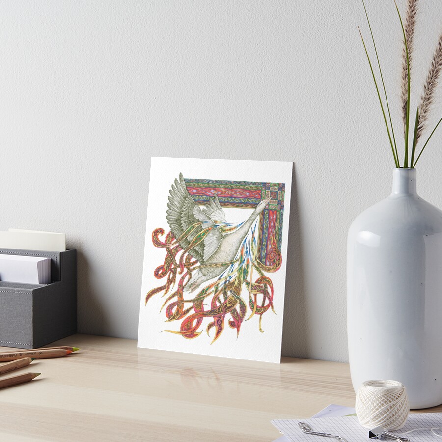 Wild Goose Art Board Print