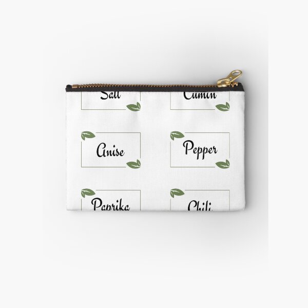 Item preview, Pack 1 Blank green leaf frame rectangle Spice jar Labels designed and sold by Randa Ranmania.