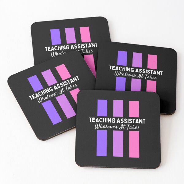 Item preview, Teaching Assistant Whatever It Takes The Best Teacher Purple Stripes Design designed and sold by BestTeacher.