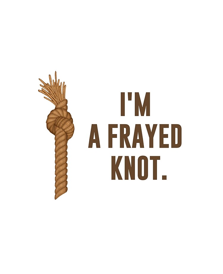 I&#39;m a Frayed Knot&quot; iPad Case &amp; Skin by TheShirtYurt | Redbubble