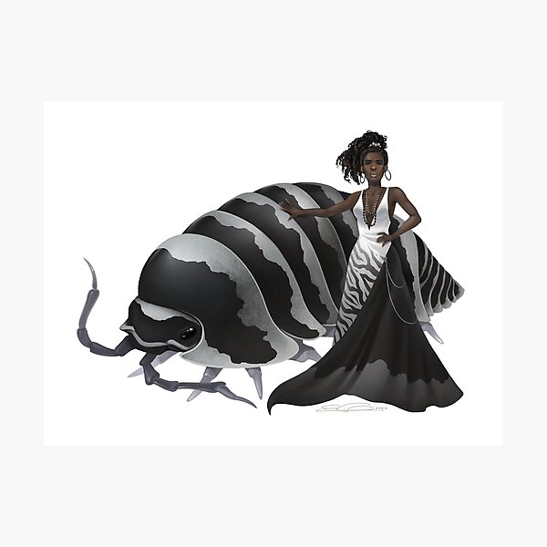 Item preview, Haute Couture: Immaculate A. maculatum - Zebra Isopod designed and sold by EyChanChan.