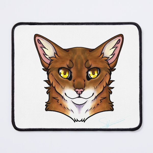 Item preview, Abyssinian cat head designed and sold by NovaesArt.