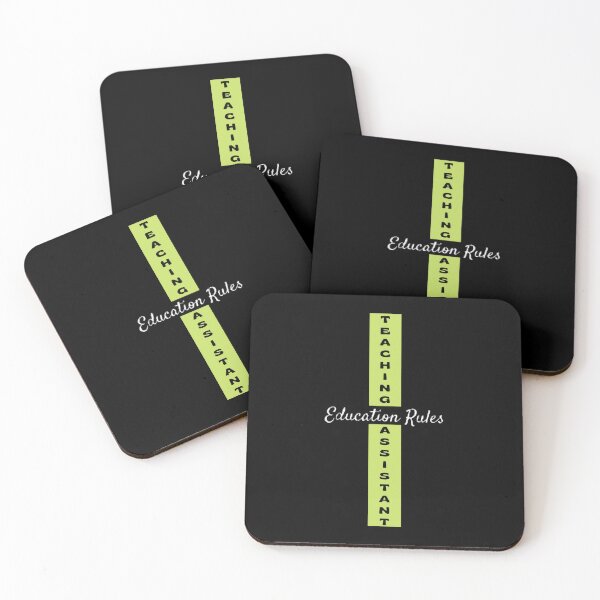 Item preview, Teaching Assistant Education Rules The Best Teacher Green Design designed and sold by BestTeacher.