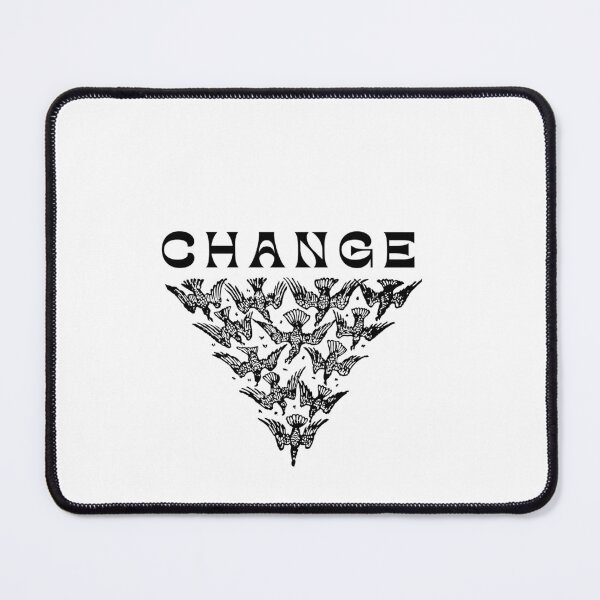 Item preview, Change birds graphic b&w designed and sold by AbiLeads.