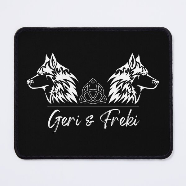 Item preview, Odin's Wolves | Viking | Geri & Freki | Wolf | Gothic | Norse Mythology  designed and sold by Ravenvine.