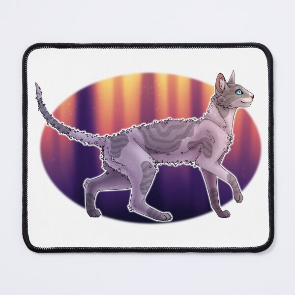 Item preview, Cornish rex cat drawing designed and sold by NovaesArt.