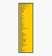 Library Sign - New Classification Scheme for Chinese Libraries Photographic Print