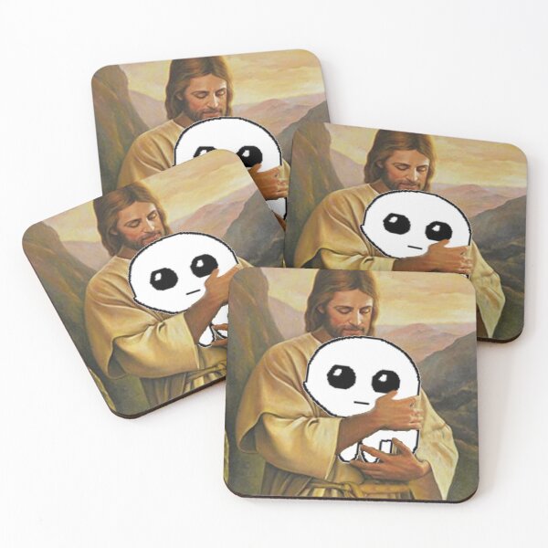 Item preview, jesus holding autism creature tbh creature designed and sold by yugiohcerealbox.