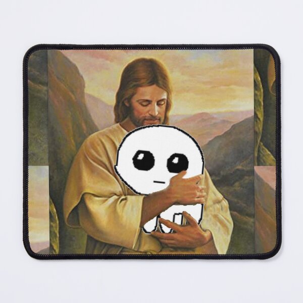 Item preview, jesus holding autism creature tbh creature designed and sold by yugiohcerealbox.