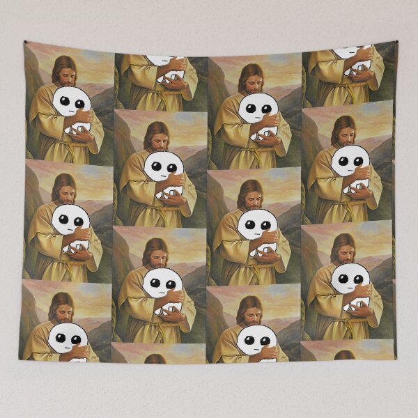 Item preview, jesus holding autism creature tbh creature designed and sold by yugiohcerealbox.