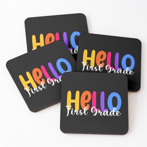 Item preview, Hello 1st Grade First Grader Rainbow Cute designed and sold by SocialLook.