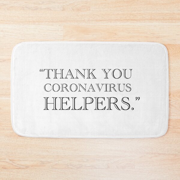 Item preview, Thank you Coronavirus Helpers designed and sold by Englishmistress.