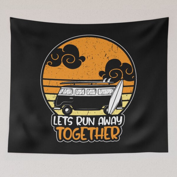 Item preview, Let Run Away holiday adventure hiking designed and sold by ClamenTaon.