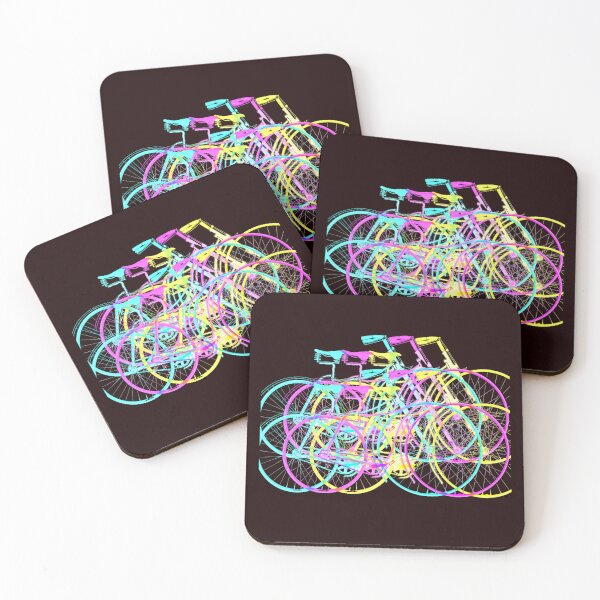 Item preview, Surreal Abstract Colorful Bicycles  designed and sold by joseech.