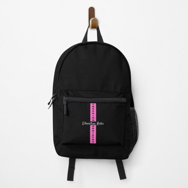 Item preview, Teaching Assistant Education Rules The Best Teacher Pink Design designed and sold by BestTeacher.