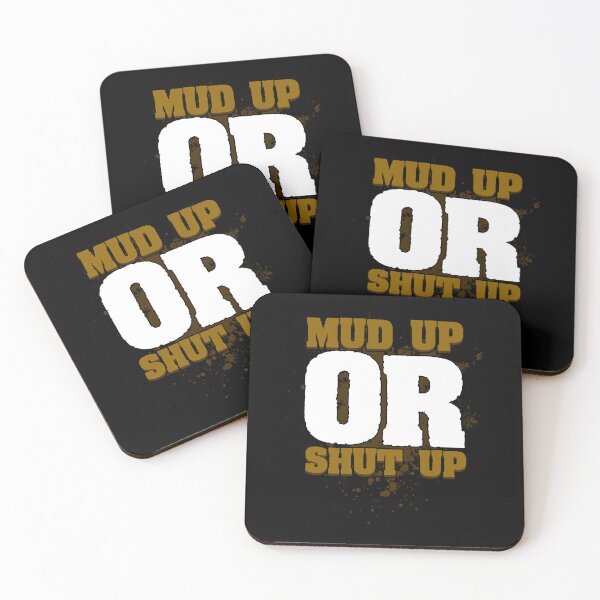 Item preview, Mud Up Or Shut Up Funny Cross Country Running For A Mudder designed and sold by Nessshirts.