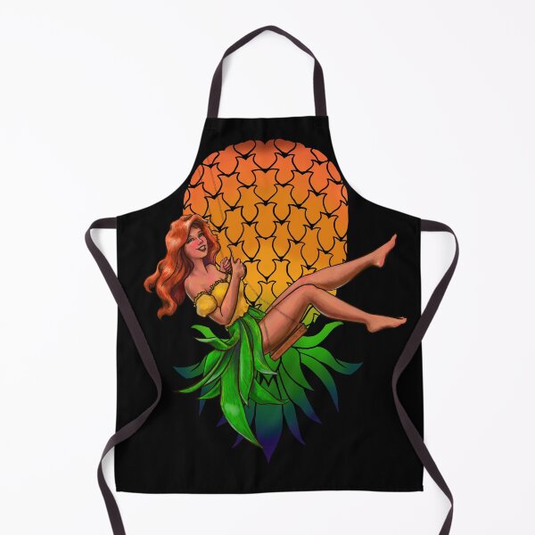 Item preview, Pineapple Swinger Pin-Up designed and sold by VeryGoodBunny.