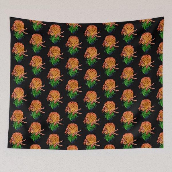 Item preview, Pineapple Swinger Pin-Up designed and sold by VeryGoodBunny.