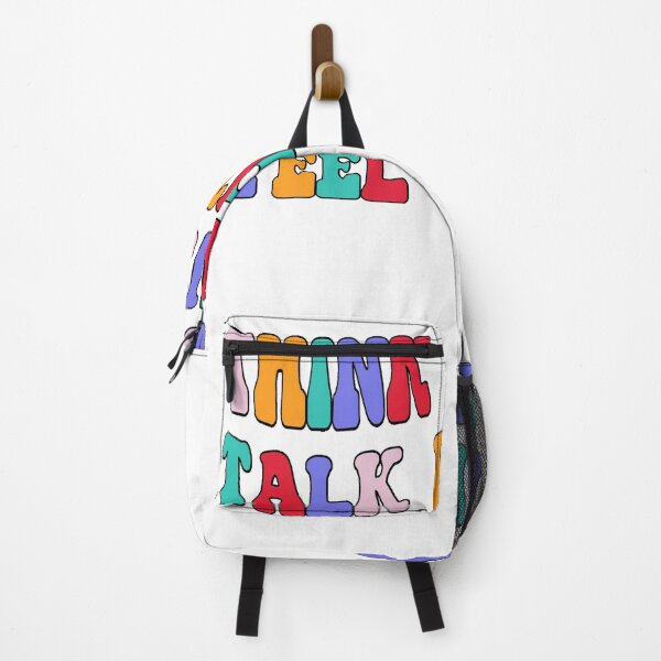 Item preview, Think Positive Talk Positive Feel Positive Retro Rainbow designed and sold by SocialLook.